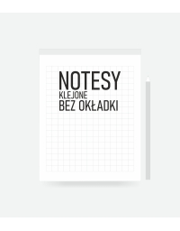 Notesy klejone bez okładki